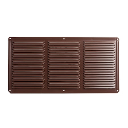 Gaf Master Flow 16 in. x 8 in. Aluminum Under Eave Soffit Vent in Brown EAC16X8BR